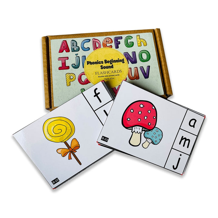 Phonics Beginning Sound and Blends and Diagraphs Activity Flashcards