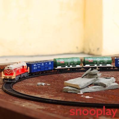 Cargo Toy Train Set For Kids (Battery Operated)