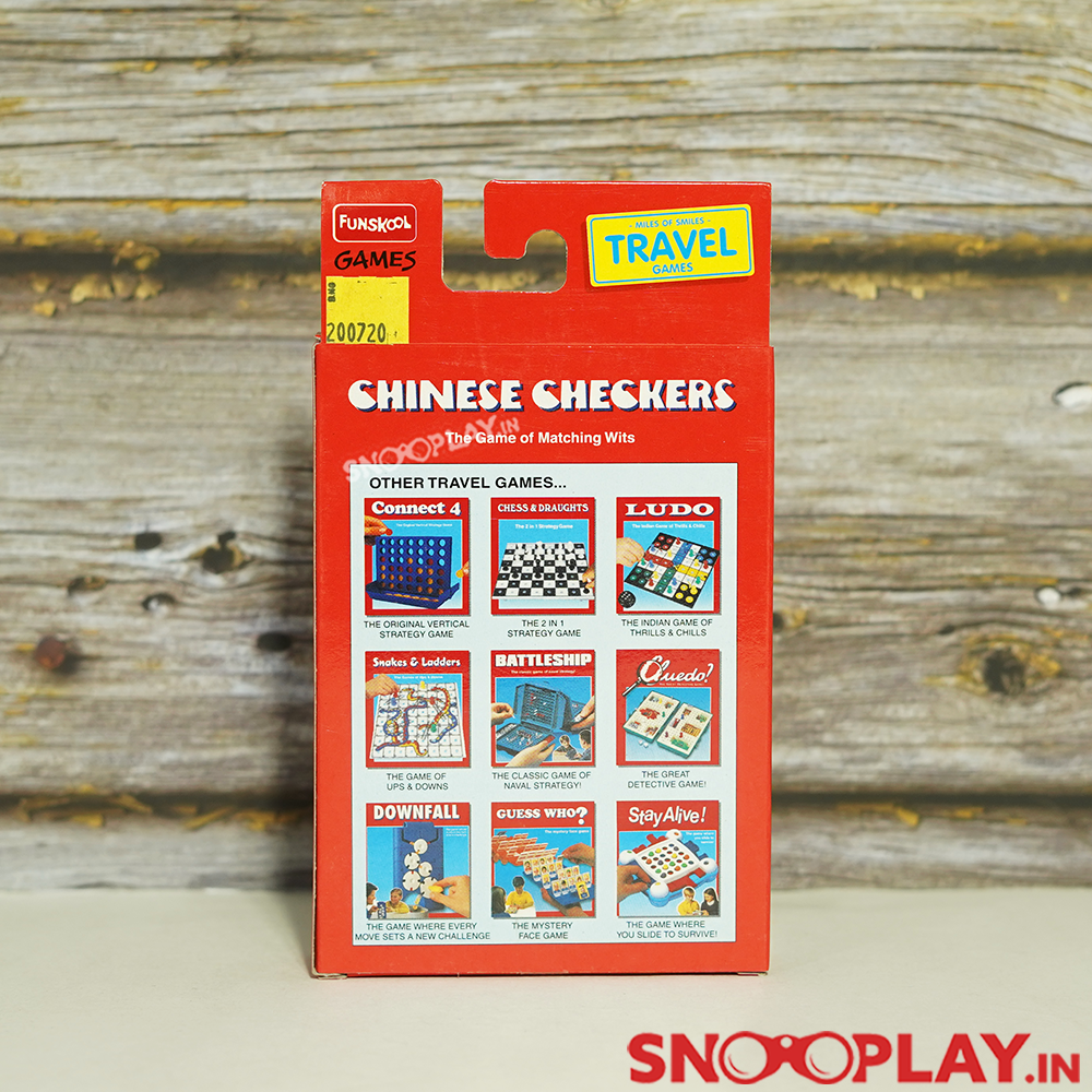 Funskool Chinese Checkers Game (Travel Edition) - Mini Board Game
