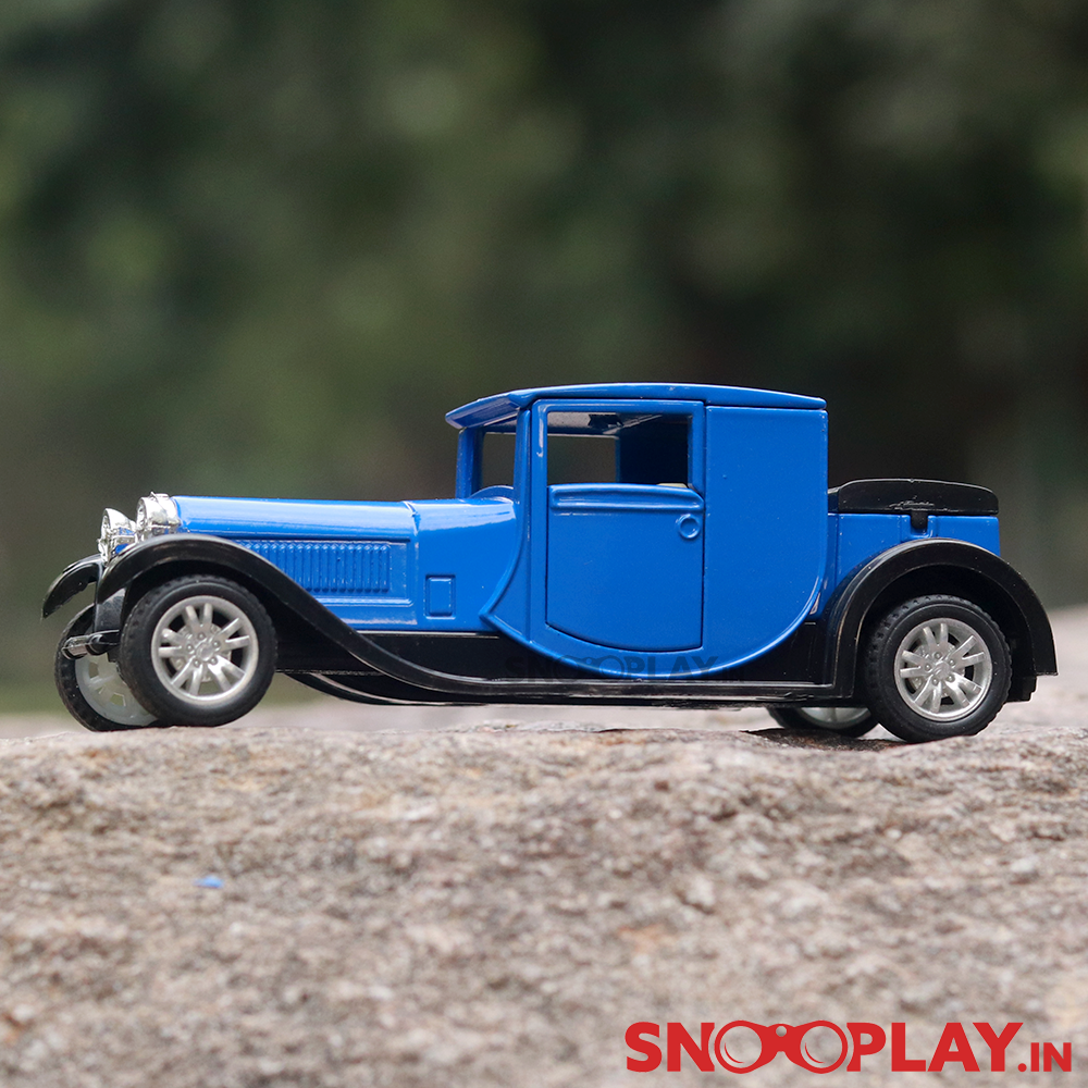 Classic Vintage Diecast Car Scale Model (1:32 Scale)- Design 2 (Assorted Colours)