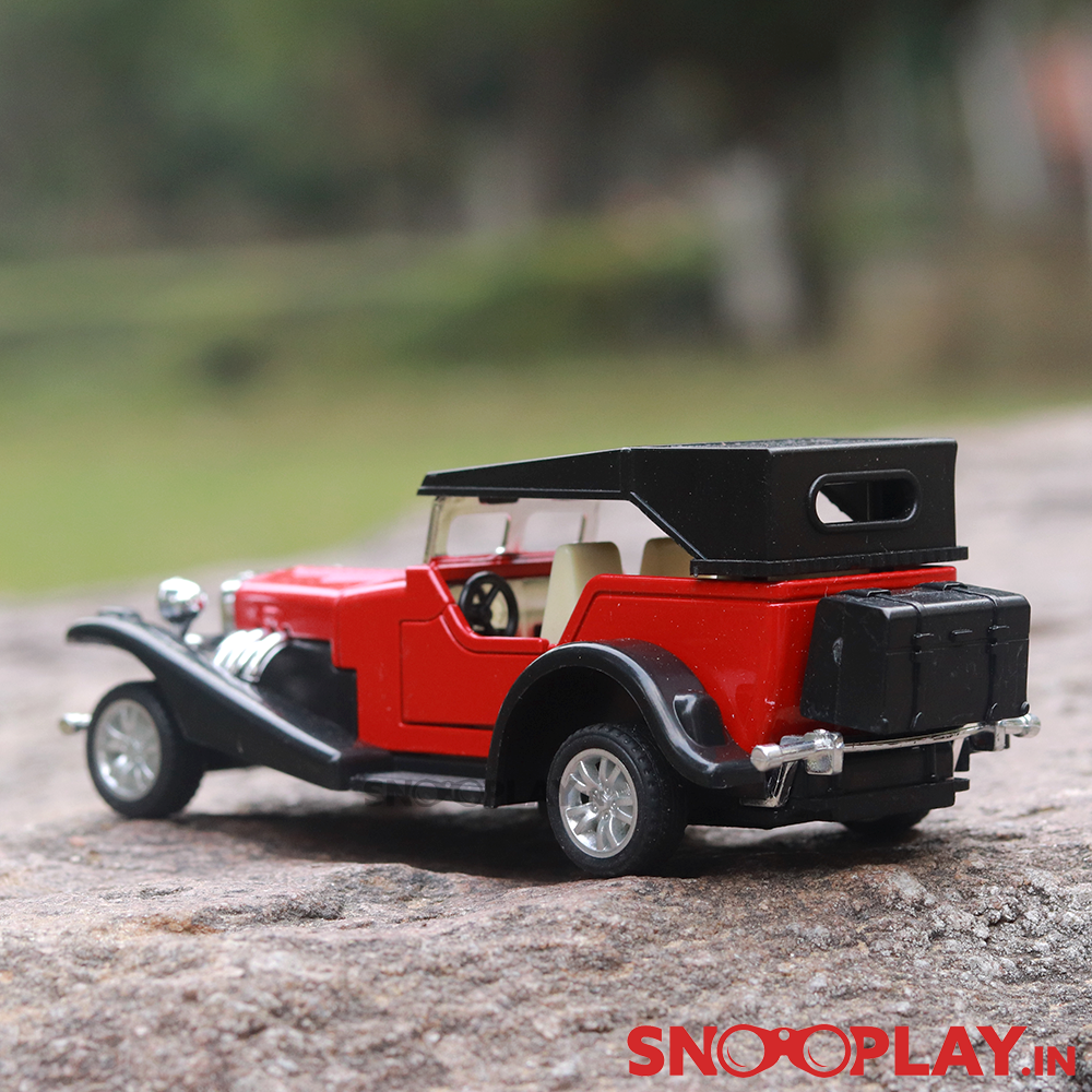 Classic Vintage Diecast Car (3235) Scale Model (1:32 Scale)- Design 1 (Assorted Colours)