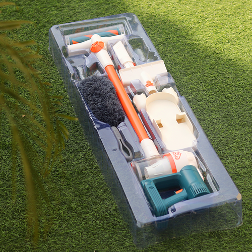 HOME 3 in 1 Electronic Vacuum Cleaner Pretend Play Set with Duster (3-8 Years)