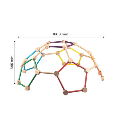 Iris Dome (Wooden Climbing Dome Toy)  (COD Not Available)