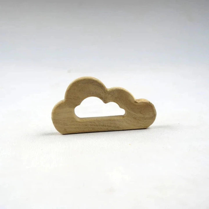 Neem Wood Teether (6-12 Months) | Star, Moon & Cloud