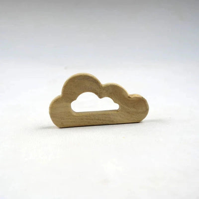 Neem Wood Teether - Star + Moon + Cloud