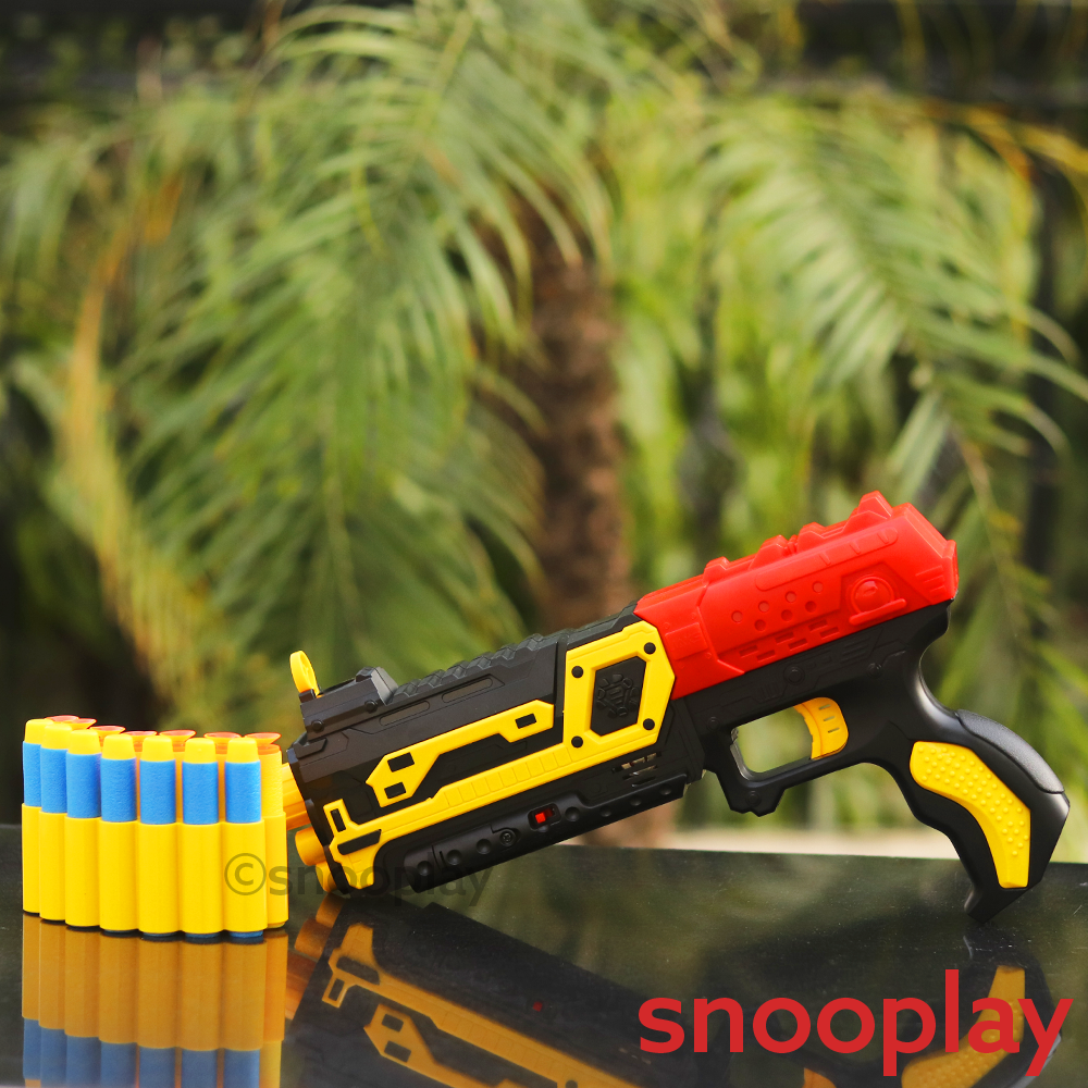 Combat Blaster Toy with Soft Bullets