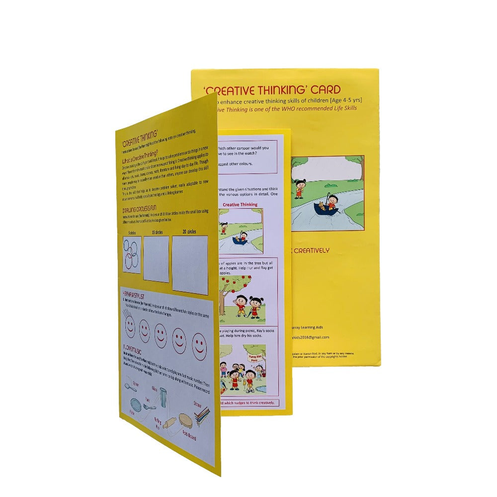 Cognitive Skills Activity Cards (4-5 Years)