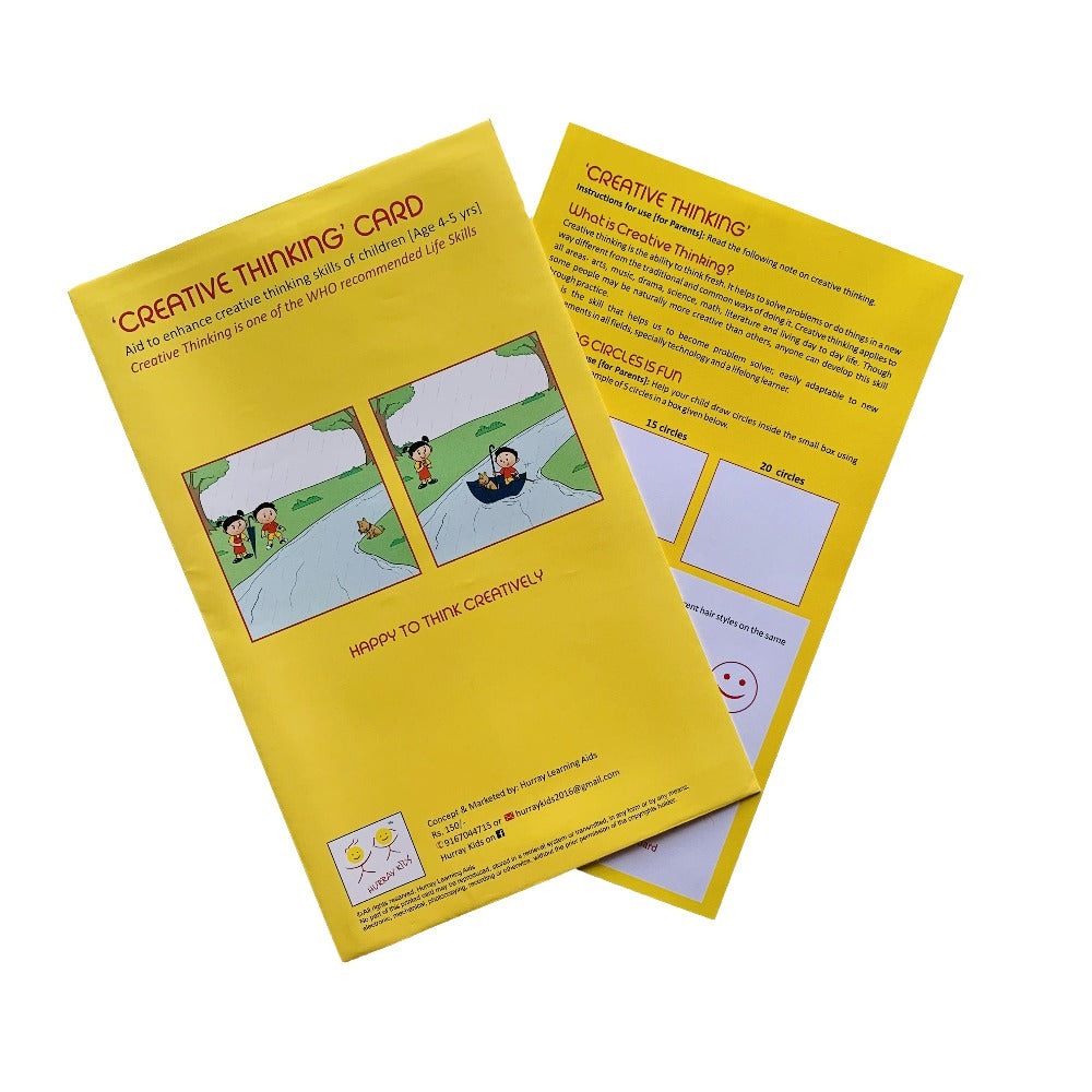 Cognitive Skills Activity Cards (4-5 Years)