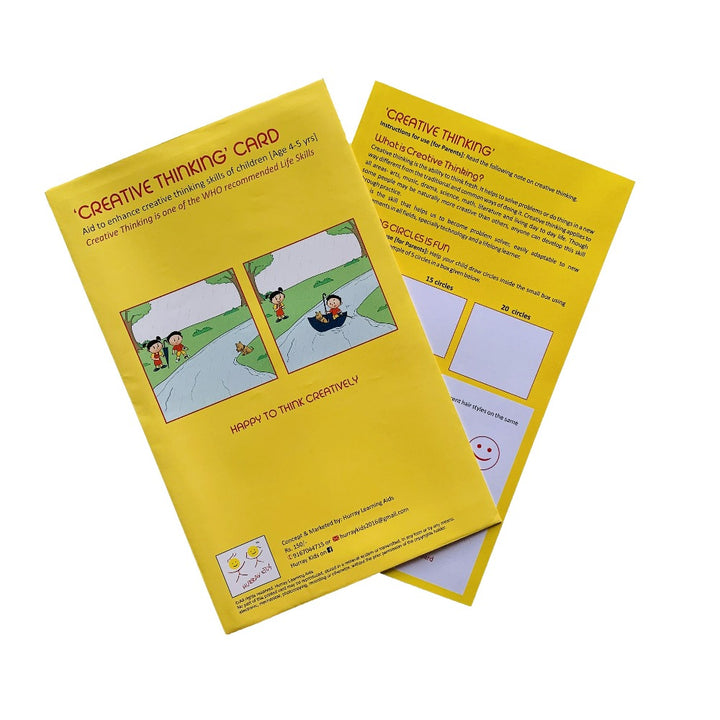 Cognitive Skills Activity Cards (4-5 Years)