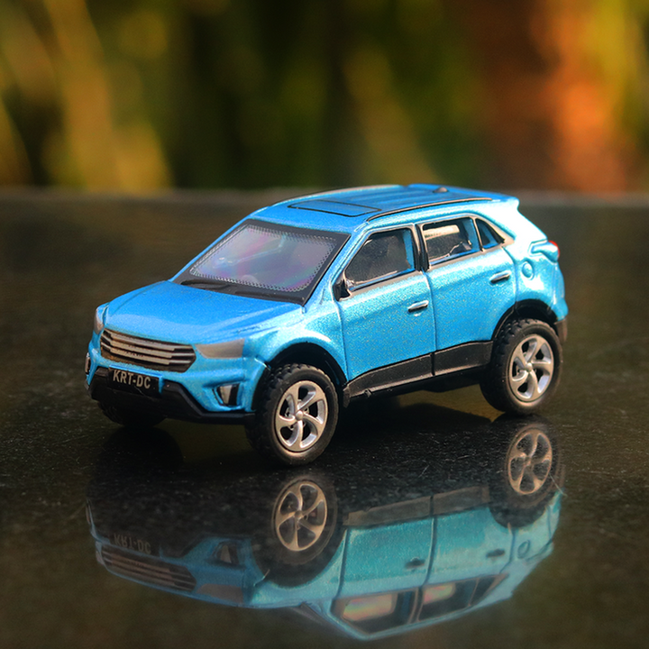 Creta Diecast Toy Car With Pull Back Action (Small) - Assorted Colors