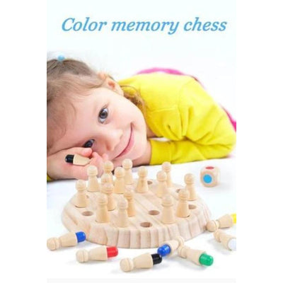 Wooden Memory Match Stick Chess - HelloKidology