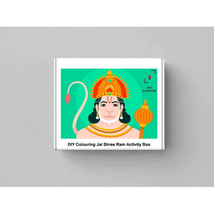 DIY Colouring Jai Shri Ram Activity Box