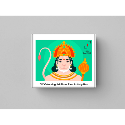 DIY Colouring Jai Shri Ram Activity Box