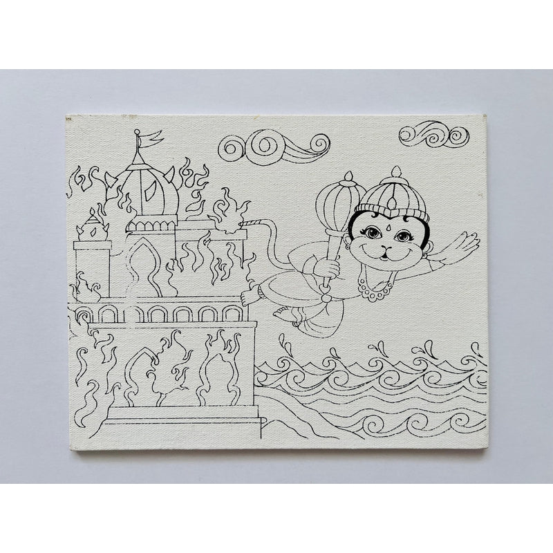 DIY Colouring Jai Shri Ram Activity Box