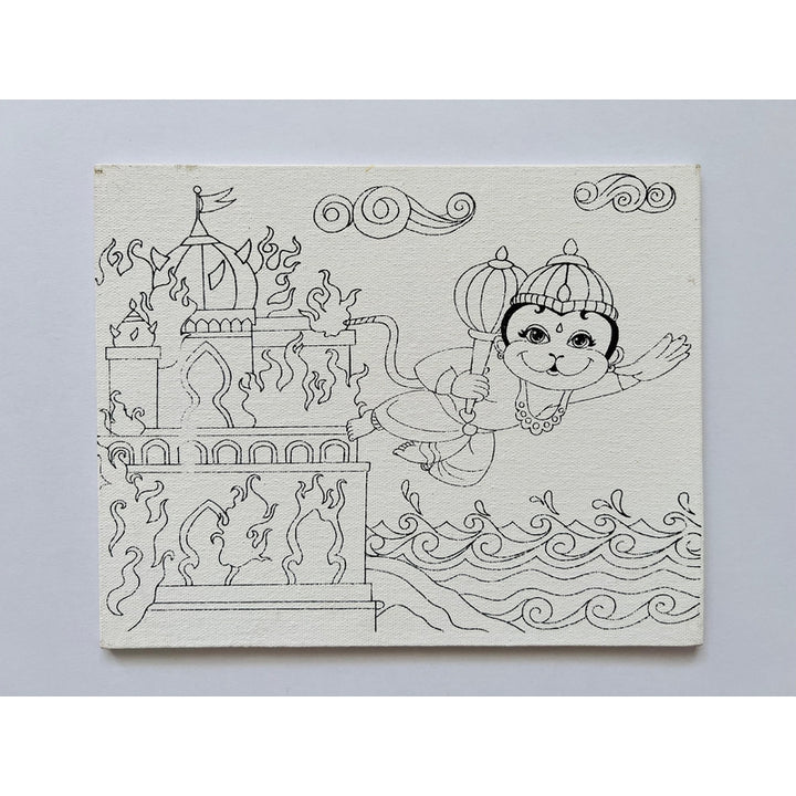 DIY Colouring Jai Shri Ram Activity Box