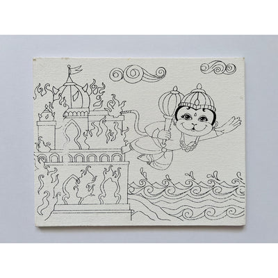 DIY Colouring Jai Shri Ram Activity Box