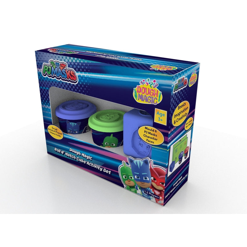 Dough Magic PJ Masks  Roll N' Match Cube Activity Set