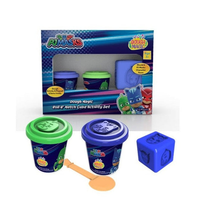 Dough Magic PJ Masks  Roll N' Match Cube Activity Set (3-6 Years)