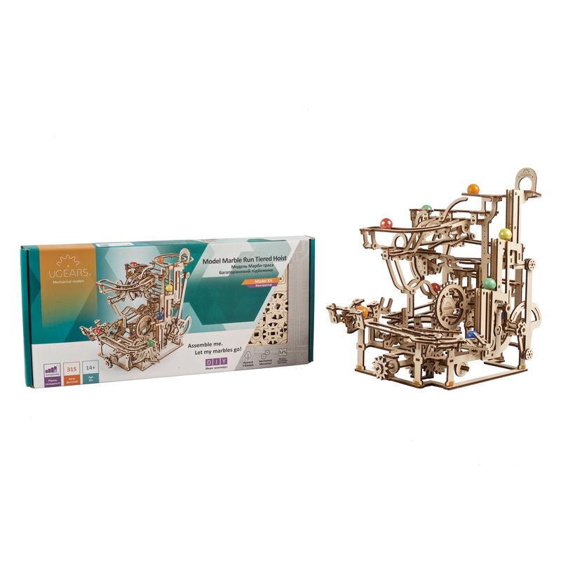 Marble Run Tiered Hoist 3D Assembling Kit - 315 Pieces