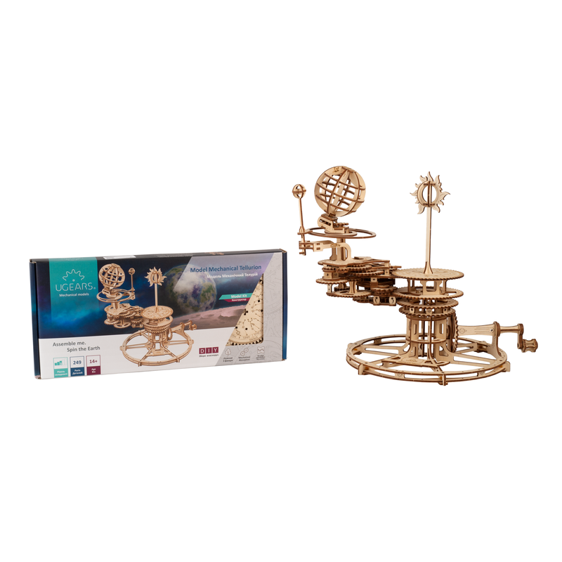 Mechanical Tellurion 3D Assembling Kit - 249 Pieces