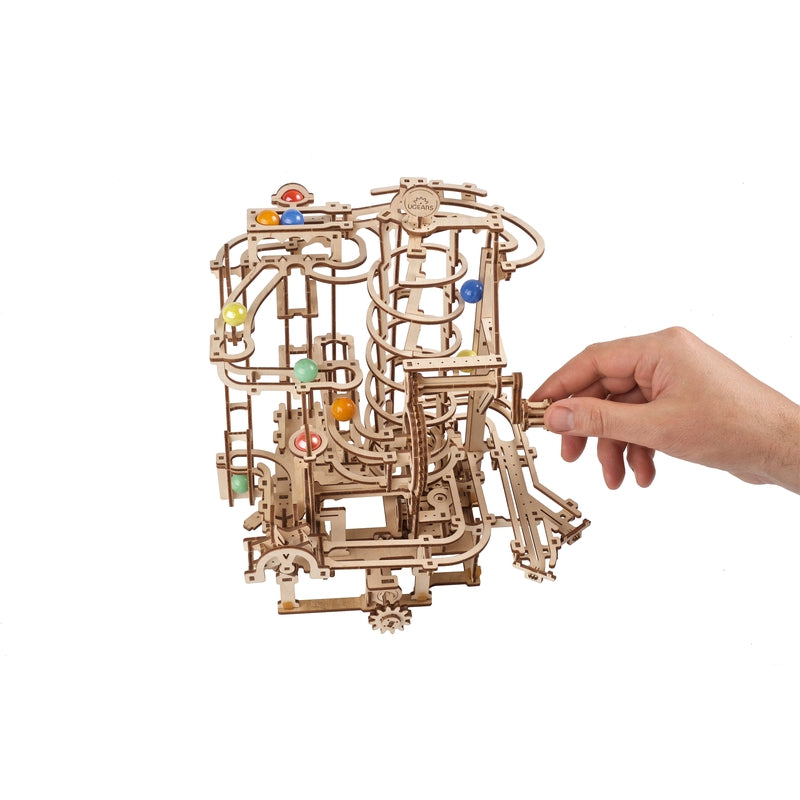 Marble Run Spiral Hoist 3D Assembling Kit - 266 Pieces