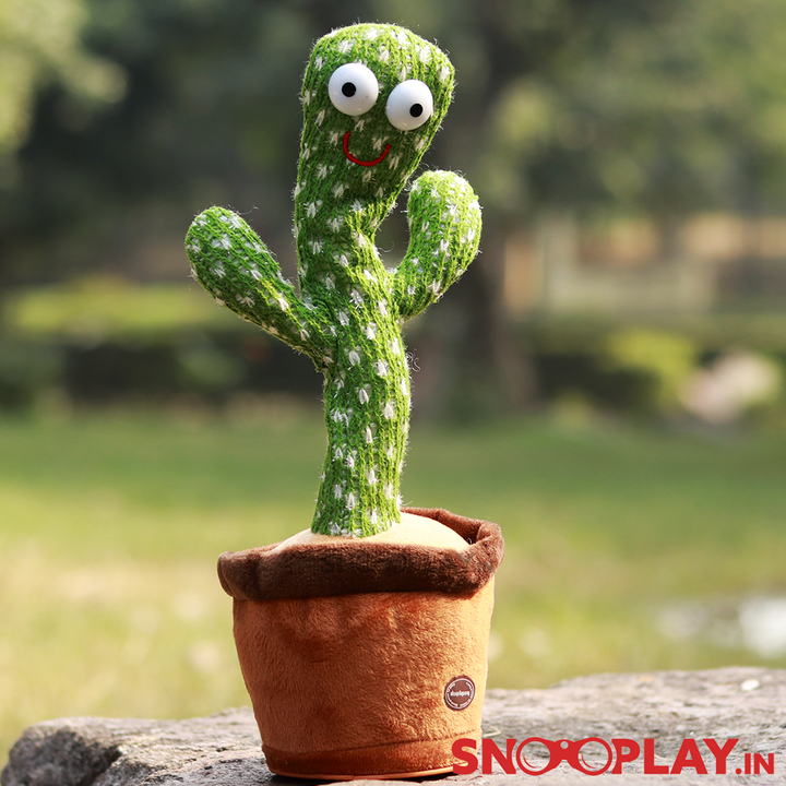 Dancing Cactus Musical Plush Toy (Rechargeable Version)