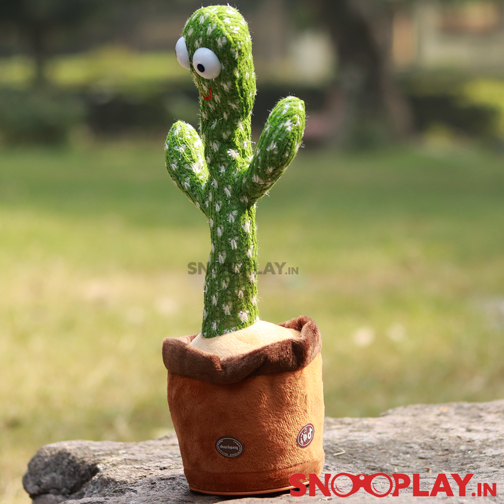 Dancing Cactus Musical Plush Toy (Rechargeable Version)