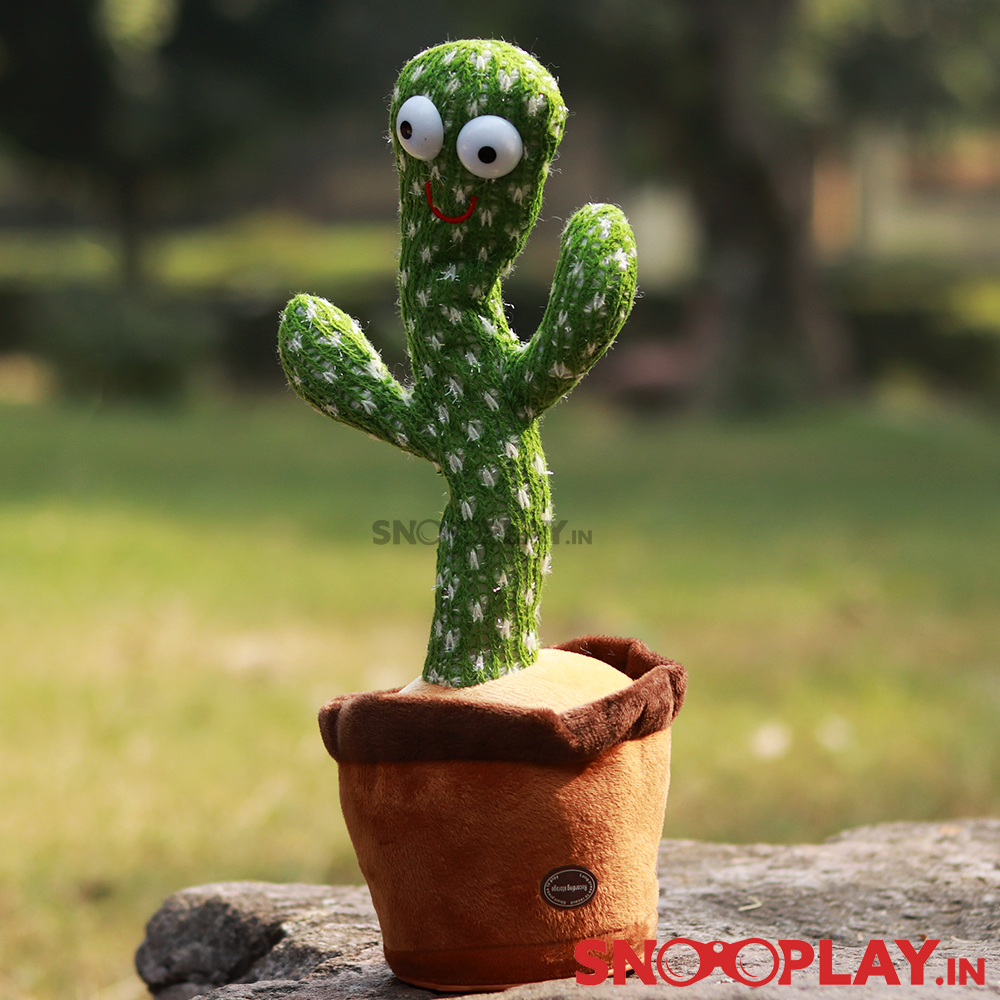 Dancing Cactus Musical Plush Toy (Rechargeable Version)