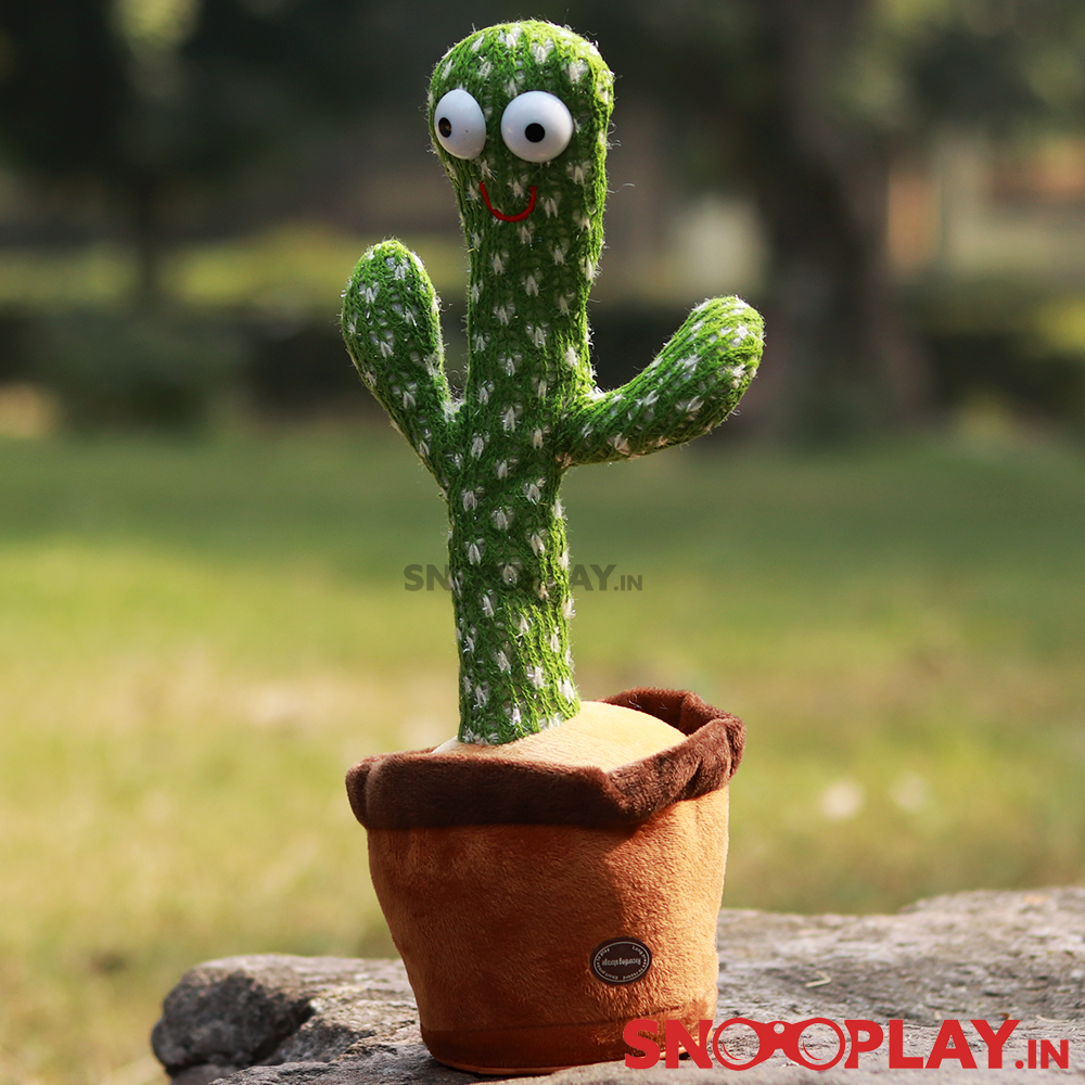 Dancing Cactus Musical Plush Toy (Rechargeable Version)