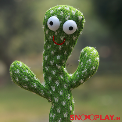 Dancing Cactus Musical Plush Toy (Rechargeable Version)