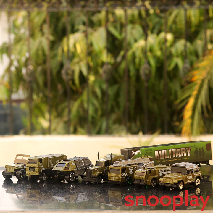 Military Vehicle Toy Set