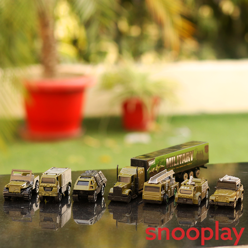 Military Vehicle Toy Set