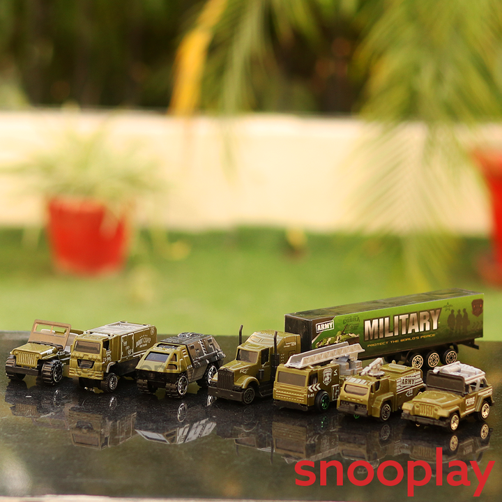 Military Vehicle Toy Set