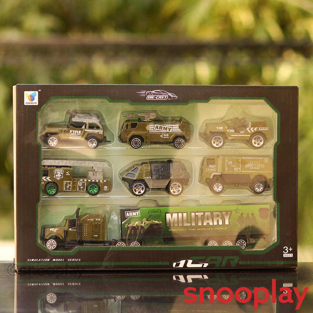 Military Vehicle Toy Set