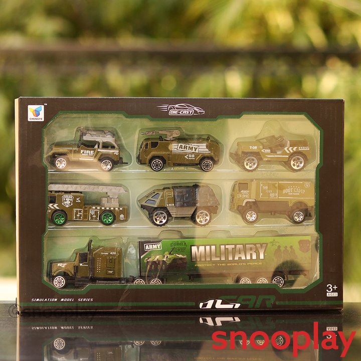 Military Vehicle Toy Set