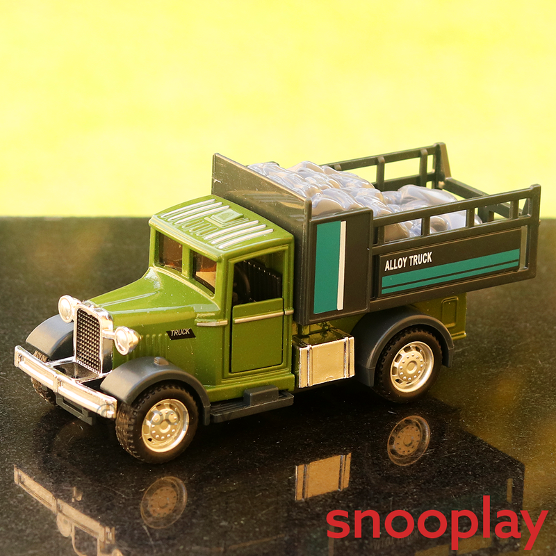 Diecast Pull Back (3240) Construction Vehicle Truck (Grey material)