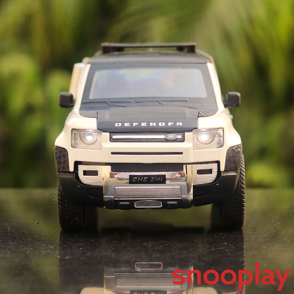 SUV Diecast Car resembling Defender Land Rover (1:24 Scale)- comes with light & sound (Assorted Colours)