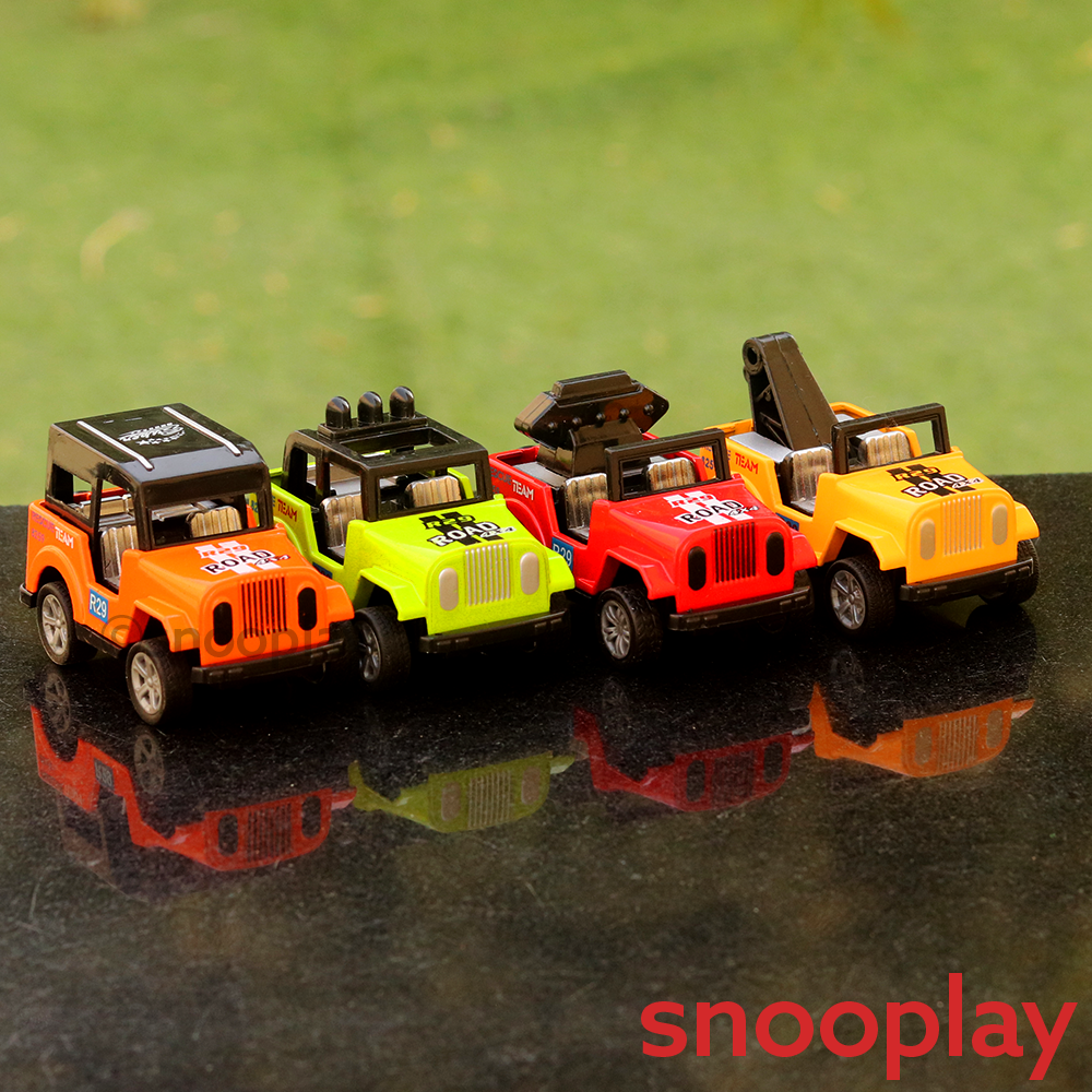 Diecast Pull Back Jeep Set-4 (4328)