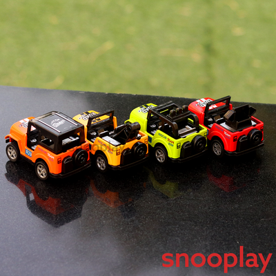 Diecast Pull Back Jeep Set-4 (4328)