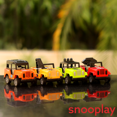 Diecast Pull Back Jeep Set-4 (4328)