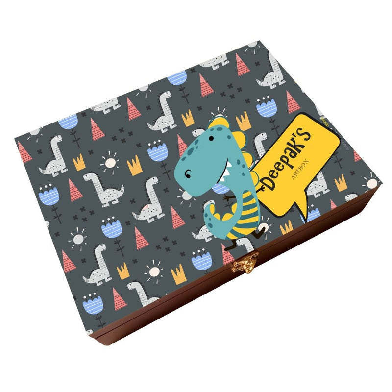 Personalised Artbox - Dinosaur Pattern (COD Not Available)