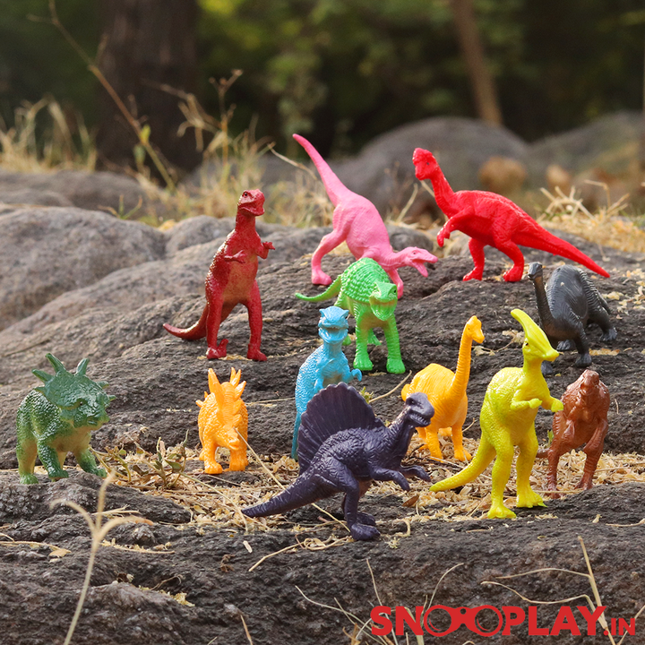 Dinosaur Figures (Set of 12) Playset For Kids