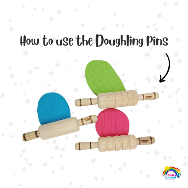Buy Dohdough Rolling Pins (Set of 3) Art & Craft Game for Kids Online