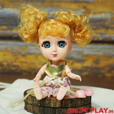 The baking doll set with doll having twistable arms and legs.