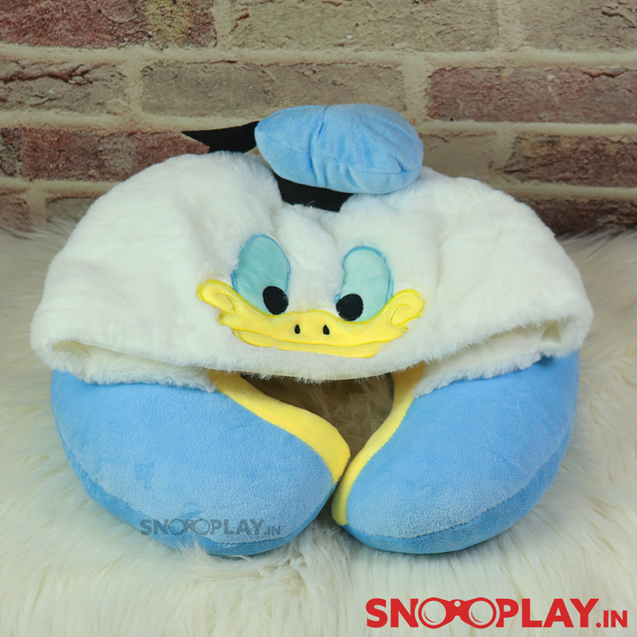 Donald Duck Neck Pillow (Hoodie Style)