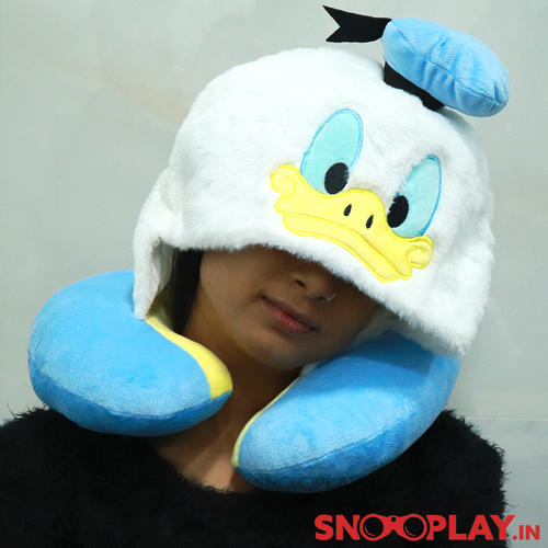 Donald Duck Neck Pillow (Hoodie Style)