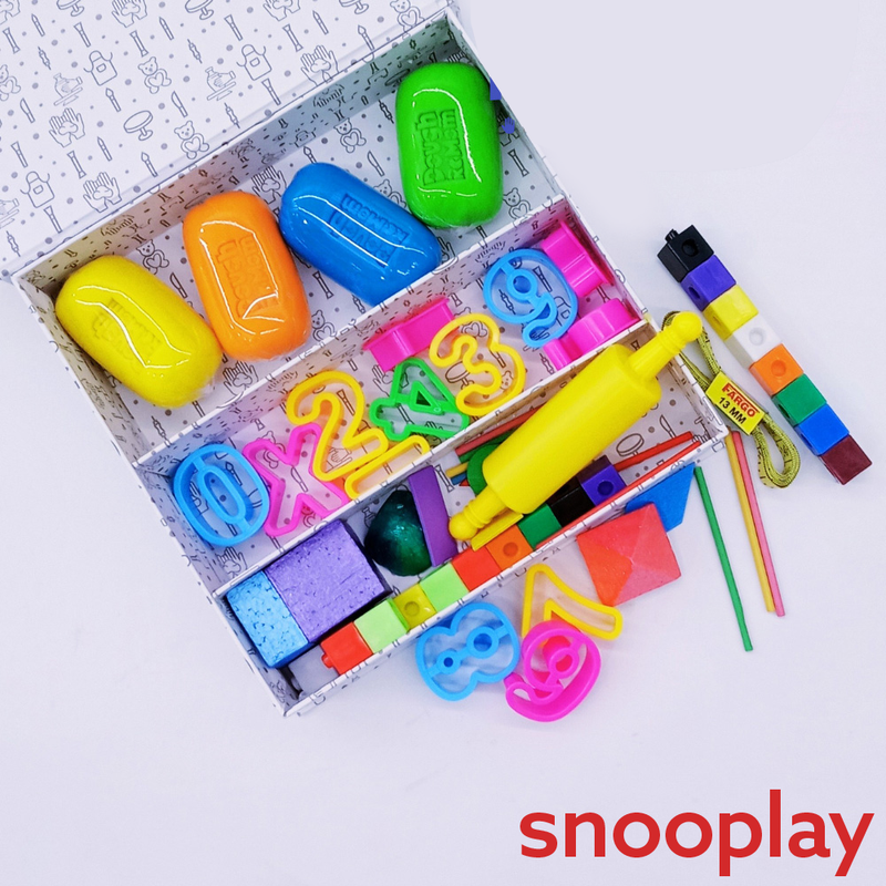 Number Play Dough Kit- Art & Craft Kit for Kids