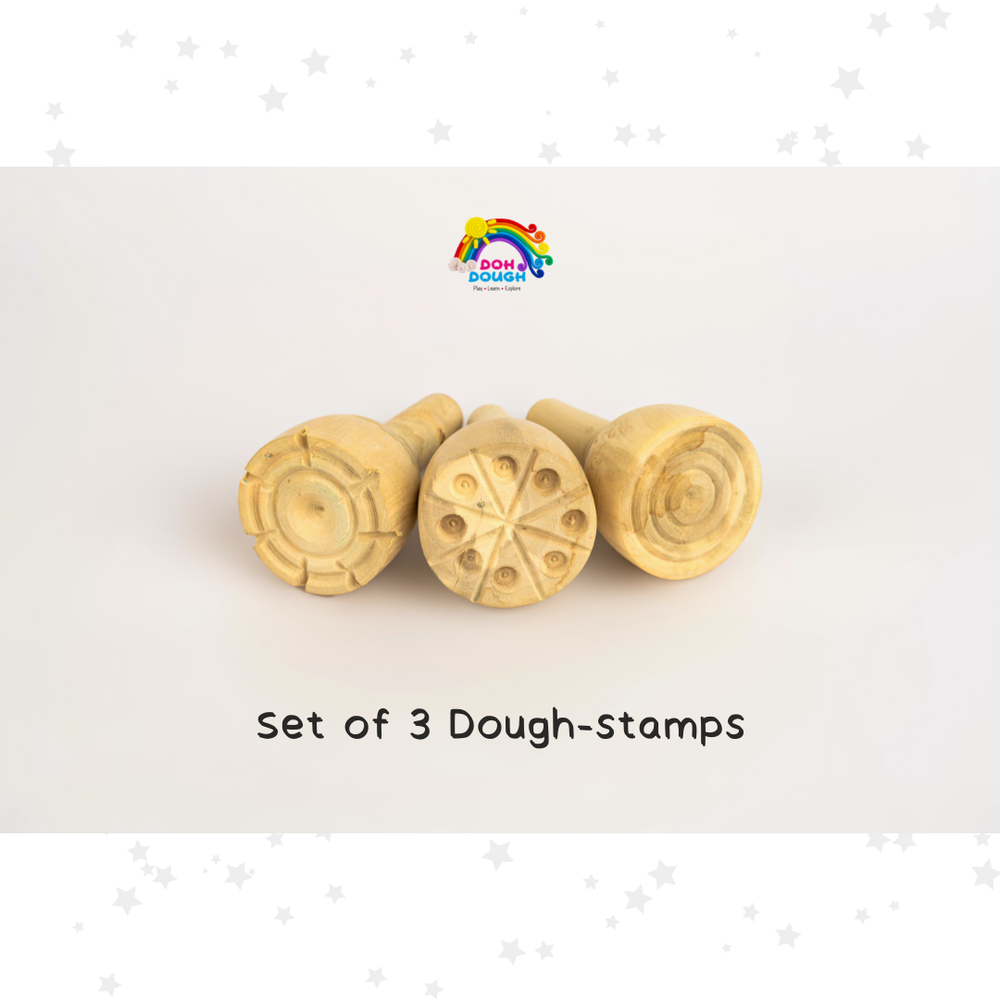 Doughing Stamps (Set of 3)- Art & Craft Game for Kids