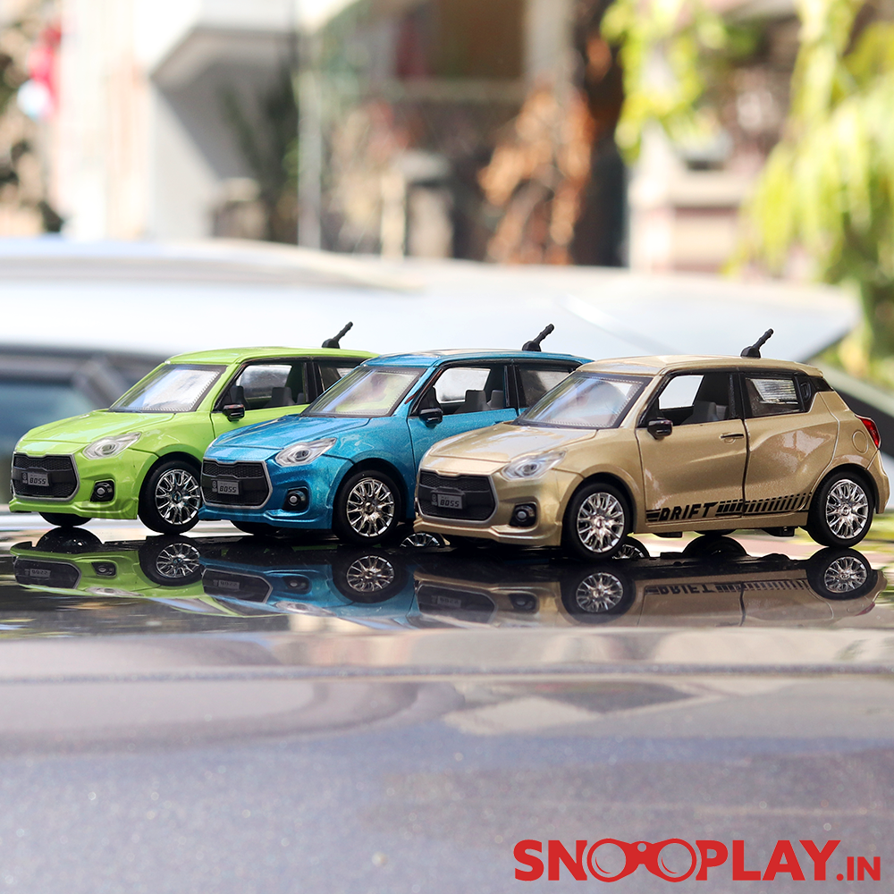 Drift Car (New Swift) Hatchback Miniature Toy Car (Pull Back Car) - Assorted Colours