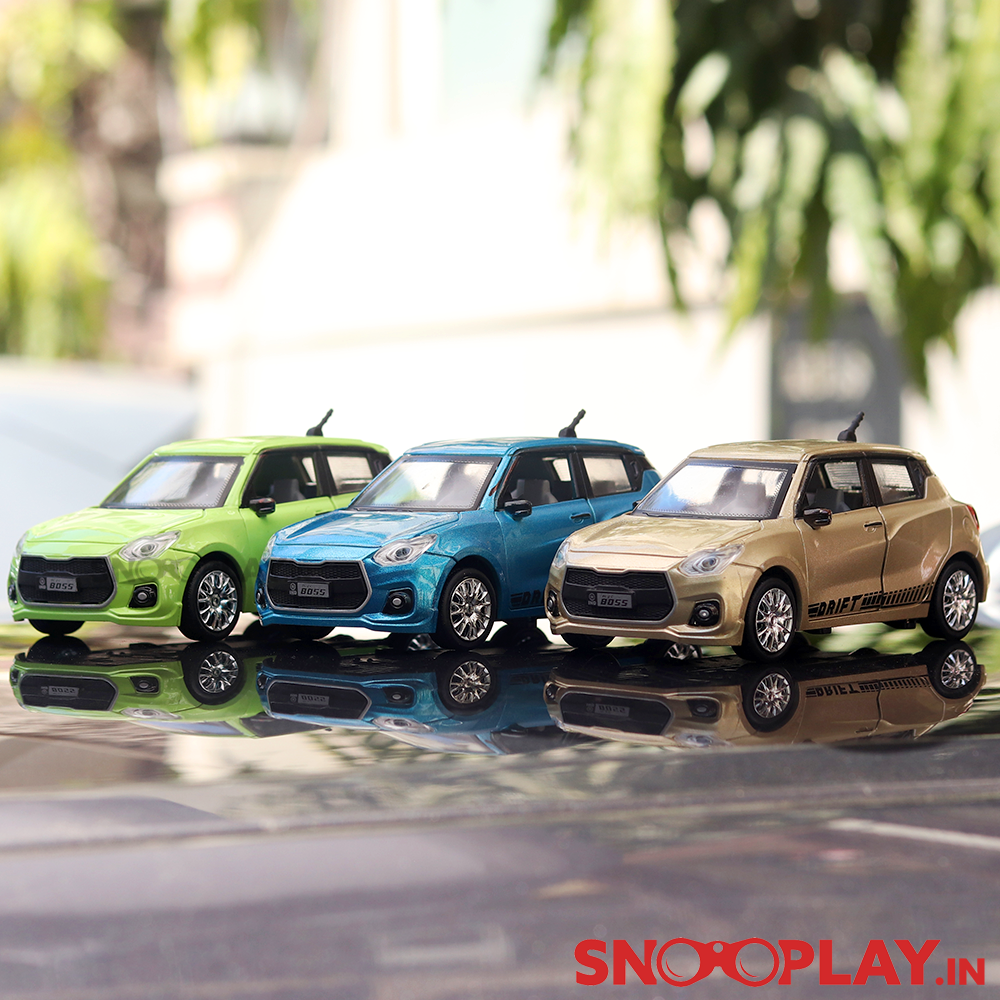 Drift Car (New Swift) Hatchback Miniature Toy Car (Pull Back Car) - Assorted Colours